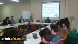 نشست اعضای شورای پایگاه و شورای تبیین مواضع بسیج دانشجویی دانشگاه فرهنگیان به مناسبت هفته بسیج با مسئولین پردیس علامه طباطبایی اردبیل