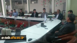 نشست اعضای شورای پایگاه و شورای تبیین مواضع بسیج دانشجویی دانشگاه فرهنگیان به مناسبت هفته بسیج با مسئولین پردیس علامه طباطبایی اردبیل