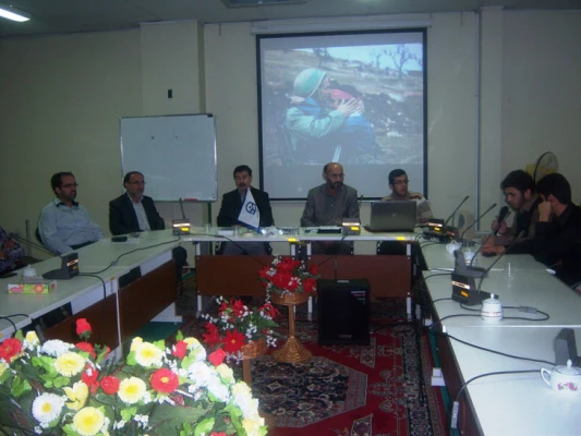 برگزاری نشست سیاسی و بصیرتی به مناسبت هفته بسیج در دانشگاه فرهنگیان ، پردیس علامه طباطبایی اردبیل با سخنرانی آقای قاسمیان معاونت سیاسی سپاه حضرت عباس(ع) استان اردبیل