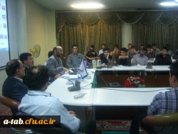 برگزاری نشست سیاسی و بصیرتی به مناسبت هفته بسیج در دانشگاه فرهنگیان ، پردیس علامه طباطبایی اردبیل با سخنرانی آقای قاسمیان معاونت سیاسی سپاه حضرت عباس(ع) استان اردبیل