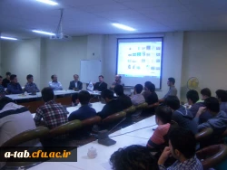 برگزاری نشست سیاسی و بصیرتی به مناسبت هفته بسیج در دانشگاه فرهنگیان ، پردیس علامه طباطبایی اردبیل با سخنرانی آقای قاسمیان معاونت سیاسی سپاه حضرت عباس(ع) استان اردبیل