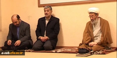دیدار اساتید و کارکنان پردیس علامه طباطبایی اردبیل با حجت الاسلام و المسلمین محصل فقهی استاد حوزه و دانشگاه در قالب طرح 