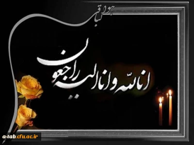 تسلیت

کُلُّ نَفْسٍ ذائِقَةُ الْمَوْتِ ثُمَّ إِلَیْنا تُرْجَعُونَ (هر نفسی مرگ را چشنده است و سپس بسوی ما باز گردانده می شوید) عنکبوت/57