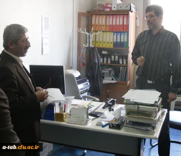 بازدید دکتر کیانی معاون محترم نظارت و ارزیابی دانشگاه فرهنگیان و آقای حقیقت خواه رییس اداره هماهنگی امور استان های دانشگاه از پردیس های اردبیل