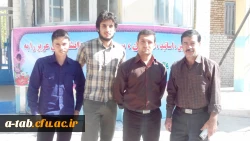 درخشش دانشجویان پردیس علامه طباطبایی اردبیل در 

مرحله ی کشوری بیست و چهارمین جشنواره فرهنگی، علمی ، ادبی و هنری دانشجو معلمان دانشگاه فرهنگیان سراسر کشور 7