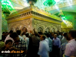 شرکت دانشجو معلمان پردیس علامه طباطبایی در اردوی سالانه ی معرفتی و فرهنگی حیات طیّبه که توسط نهاد نمایندگی مقام معظم رهبری در دانشگاه فرهنگیان در جوار حرم مقدس حضرت امام رضا(ع)، برگزار گردید. 7