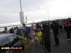 همایش بزرگ پیاده روی به مناسبت گرامیداشت هفته دفاع مقدس روز جمعه با شرکت دانشجومعلمان بسیجی به دور دریاچه شورابیل برگزار شد 6