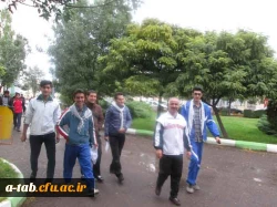 همایش بزرگ پیاده روی به مناسبت گرامیداشت هفته دفاع مقدس روز جمعه با شرکت دانشجومعلمان بسیجی به دور دریاچه شورابیل برگزار شد 15
