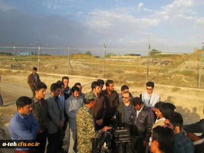 بازدید دانشجومعلّمان دانشگاه فرهنگیان اردبیل از نمایشگاه رزمی، فرهنگی عملیّات کربلای 1