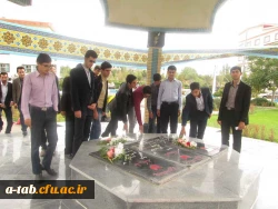 حضور دانشجو معلمان بسیجی در یادواره شهدای دانشگاه آزاد واحد اردبیل  3