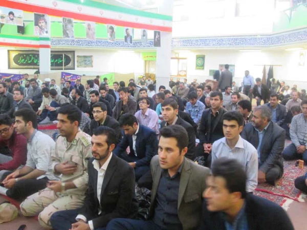 حضور دانشجو معلمان بسیجی در یادواره شهدای دانشگاه آزاد واحد اردبیل  8