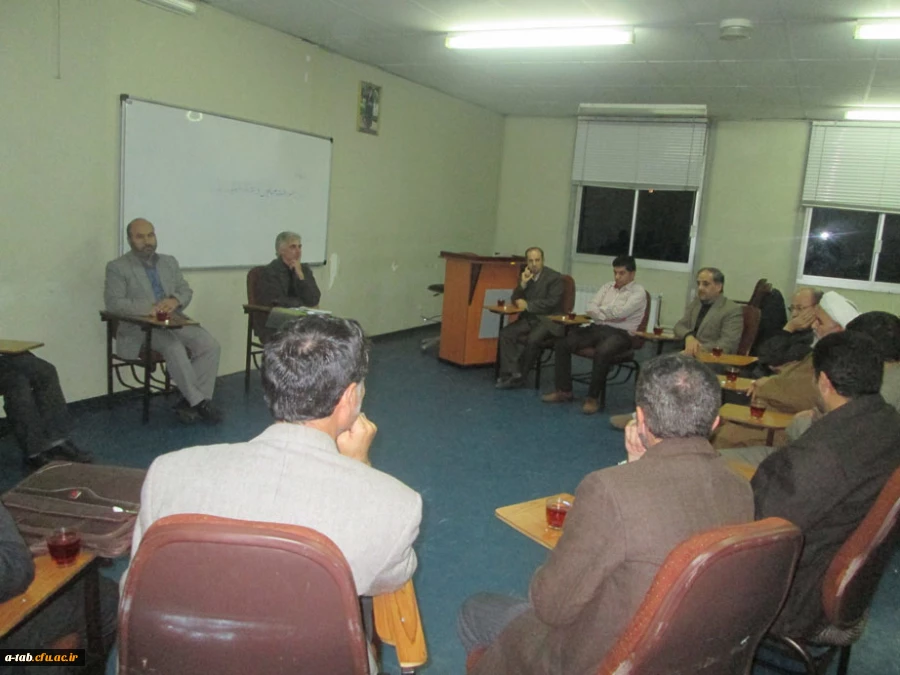 برگزاری حفقه صالحین کانون بسیج اساتید دانشگاه فرهنگیان اردبیل 7