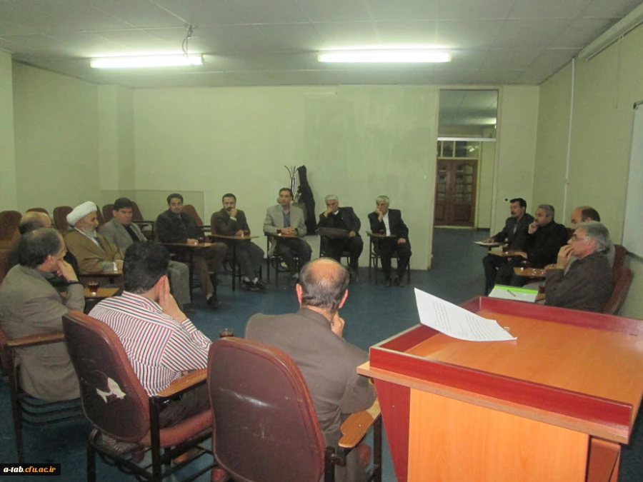 برگزاری حفقه صالحین کانون بسیج اساتید دانشگاه فرهنگیان اردبیل 8