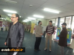 بازدید مسئولین ناحیه ی بسیج دانشجویی استان اردبیل از نمایشگاه 

