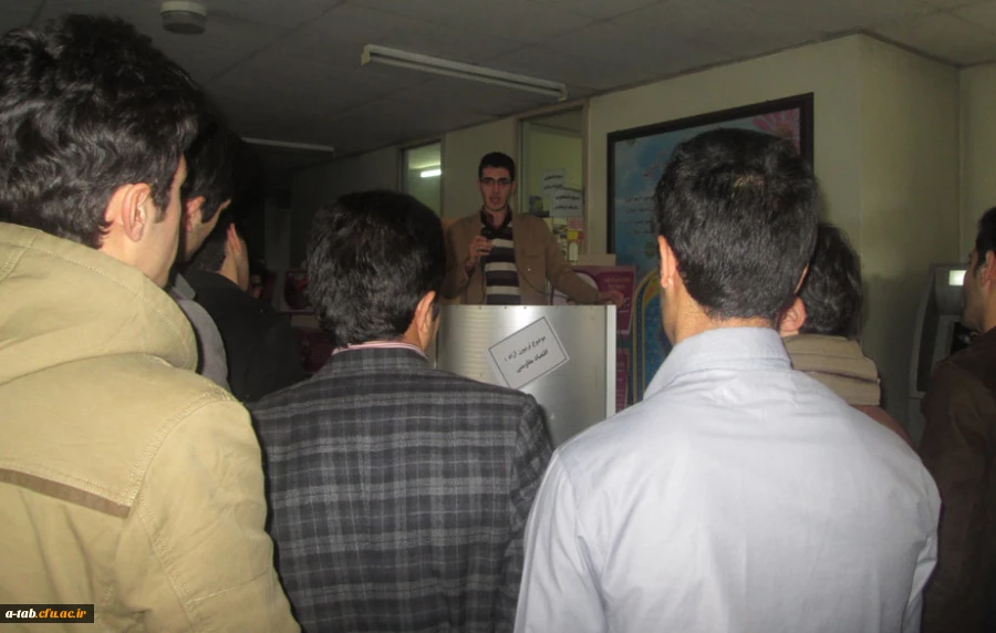 برگزاری تریبون آزاد 

با موضوع "اقتصاد مقاومتی" به مناسبت گرامیداشت هفته بسیج در پردیس  7