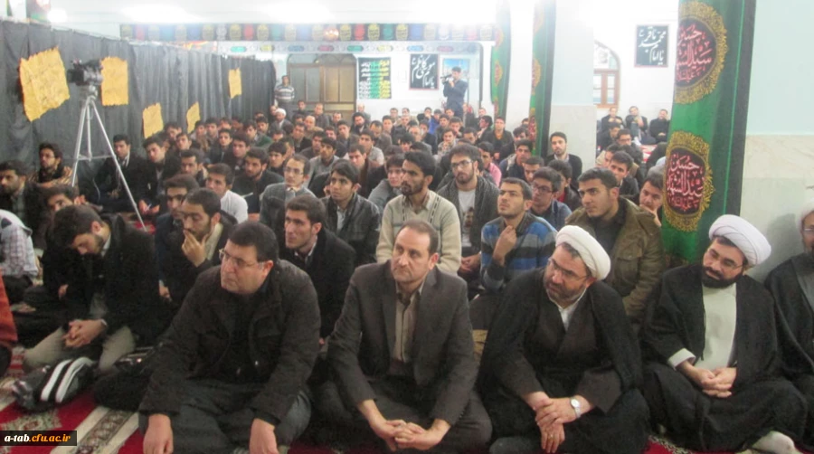 سلسله جلسات اخلاقی دکتر حسن عاملی نماینده ی محترم مقام معظّم رهبری در استان و امام جمعه محبوب اردبیل با حضور جمع کثیری از دانشجویان دانشگاه فرهنگیان اردبیل 2