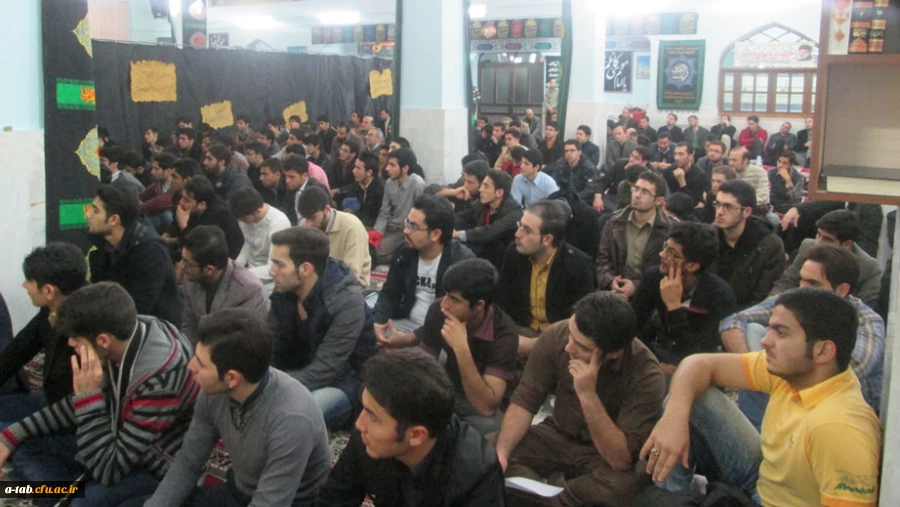 سلسله جلسات اخلاقی دکتر حسن عاملی نماینده ی محترم مقام معظّم رهبری در استان و امام جمعه محبوب اردبیل با حضور جمع کثیری از دانشجویان دانشگاه فرهنگیان اردبیل 7