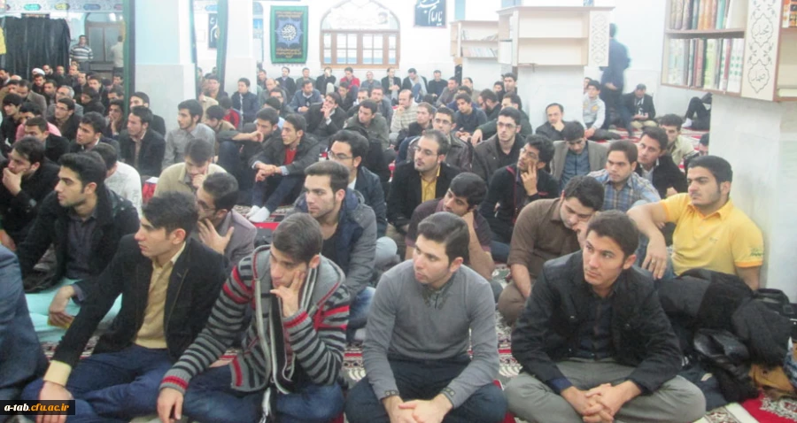 سلسله جلسات اخلاقی دکتر حسن عاملی نماینده ی محترم مقام معظّم رهبری در استان و امام جمعه محبوب اردبیل با حضور جمع کثیری از دانشجویان دانشگاه فرهنگیان اردبیل 8