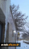 چشم اندازهای زیبا از زمستان ـ پردیس علامه طباطبایی اردبیل 6