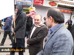 حضور پرشور اساتید، مدرسان، کارکنان و دانشجویان پردیس در راهپیمایی عظیم 22 بهمن به روایت تصویر 18