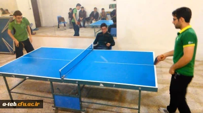 برگزاری مسابقه تنیس روی میز بین دانشجو معلمان پردیس علامه طباطبایی اردبیل