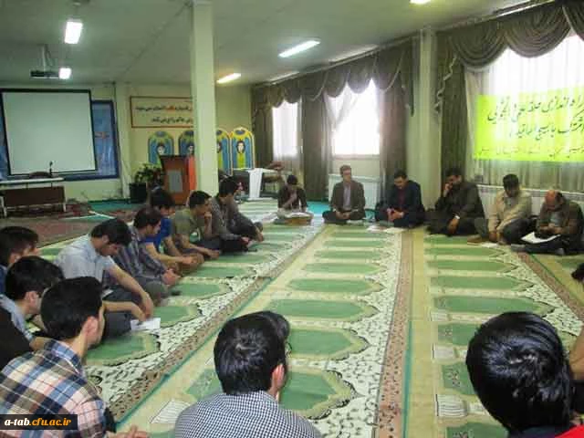 راه اندازی و برگزاری اوّلین حلقه ی علمی دانشجویی، در جمع دانشجومعلّمان دانشگاه فرهنگیان اردبیل 12