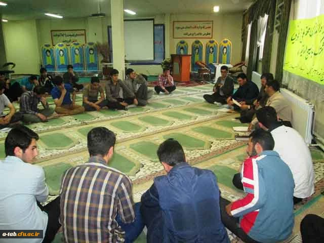 راه اندازی و برگزاری اوّلین حلقه ی علمی دانشجویی، در جمع دانشجومعلّمان دانشگاه فرهنگیان اردبیل 16