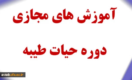 آموزش های مجازی دوره حیات طیبه