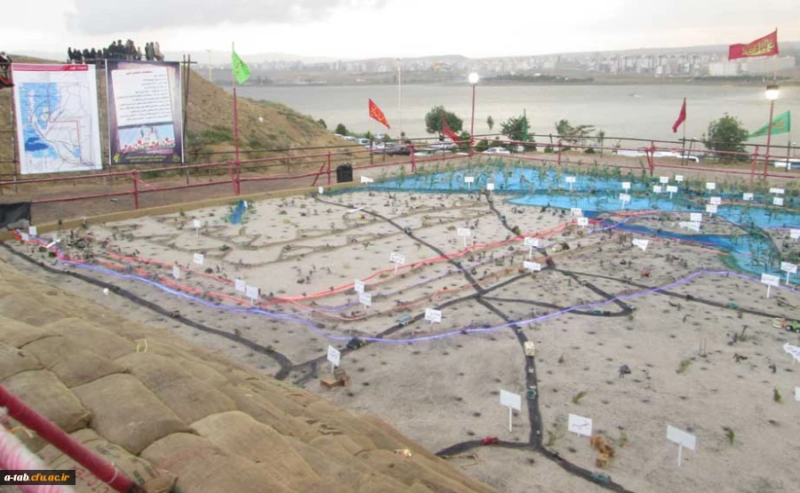 بازدید دانشجومعلّمان دانشگاه فرهنگیان اردبیل از نمایشگاه رزمی، فرهنگی عملیّات خیبر 4