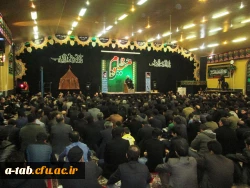 حال و هوای محرم در پردیس علامه طباطبایی اردبیل