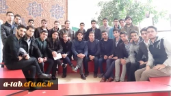 به مناسبت هفته ی کتاب و کتاب خوانی دانشجو معلّمان پردیس علامه طباطبایی اردبیل از کتابخانه ی مرکزی  بازدید نمودند. 3