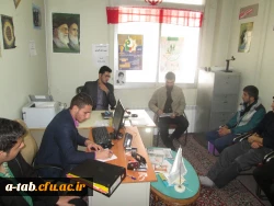 تشکیل جلسه سرگروه با مربی حلقه های صالحین به مناسبت هفته ی بسیج  در دانشگاه فرهنگیان اردبیل 3
