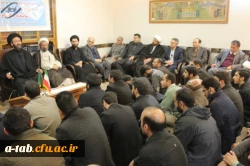 دیدار مدیریّت محترم امور استانی و مسوول بسیج دانشجویی دانشگاه فرهنگیان اردبیل همزمان و همراه با سایر مسوولان دانشگاه های اردبیل با نماینده ولی فقیه در استان به مناسبت فرارسیدن هفته ی بسیج 3