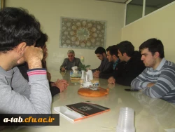 برگزاری نشست صمیمی شورای مرکزی و شورای تبیین مواضع بسیج دانشجویی دانشگاه فرهنگیان اردبیل با ریاست محترم و کارشناس مسوول فرهنگی پردیس علّامه طباطبایی(ره) به مناسبت هفته ی بسیج 2