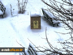 یک روز برفی در پردیس علامه طباطبایی دانشگاه فرهنگیان اردبیل 2