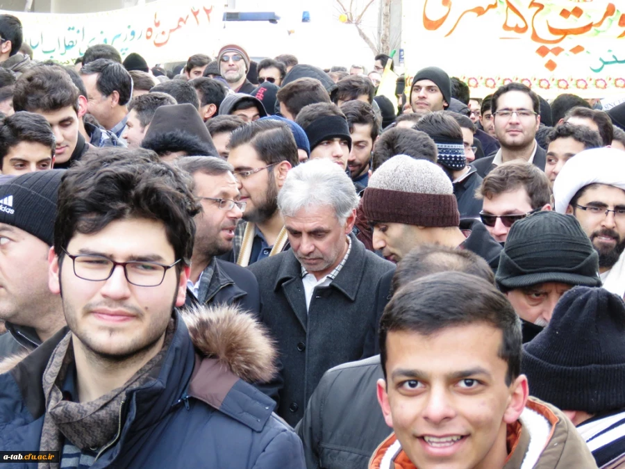 حضور اساتید، کارکنان و دانشجو معلّمان دانشگاه فرهنگیان پردیس علامه طباطبایی اردبیل در جشن بزرگ پیروزی انقلاب شکوهمند اسلامی 3