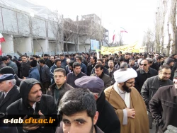 حضور اساتید، کارکنان و دانشجو معلّمان دانشگاه فرهنگیان پردیس علامه طباطبایی اردبیل در جشن بزرگ پیروزی انقلاب شکوهمند اسلامی 5