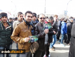 حضور اساتید، کارکنان و دانشجو معلّمان دانشگاه فرهنگیان پردیس علامه طباطبایی اردبیل در جشن بزرگ پیروزی انقلاب شکوهمند اسلامی 7