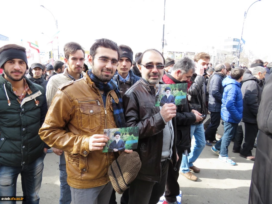 حضور اساتید، کارکنان و دانشجو معلّمان دانشگاه فرهنگیان پردیس علامه طباطبایی اردبیل در جشن بزرگ پیروزی انقلاب شکوهمند اسلامی 7