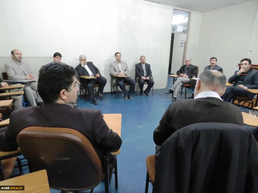 برگزاری جلسه ی ماهانه ی حلقه ی صالحین کانون بسیج اساتید دانشگاه فرهنگیان اسفند ماه 1394 4
