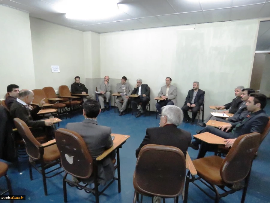 برگزاری جلسه ی ماهانه ی حلقه ی صالحین کانون بسیج اساتید دانشگاه فرهنگیان اسفند ماه 1394 3