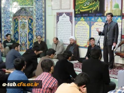 برگزاری مراسم به مناسبت  ایام فاطمیه در پردیس علامه طباطبایی اردبیل                                                                 فاطمیه؛بلندترین فریاد و عمیق ترین سکوت است. 3