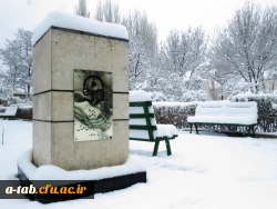 برف بهاری ، پردیس علامه طباطبایی اردبیل 2