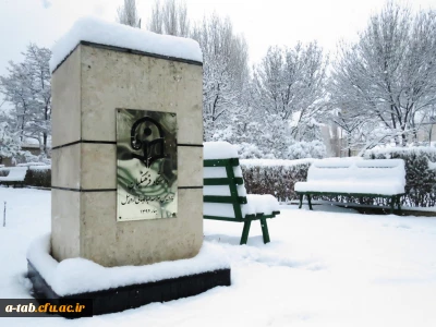 برف بهاری ، پردیس علامه طباطبایی اردبیل