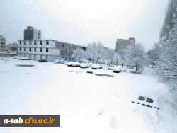 برف بهاری ، پردیس علامه طباطبایی اردبیل 3