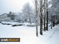 برف بهاری ، پردیس علامه طباطبایی اردبیل 6
