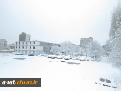 برف بهاری ، پردیس علامه طباطبایی اردبیل 7