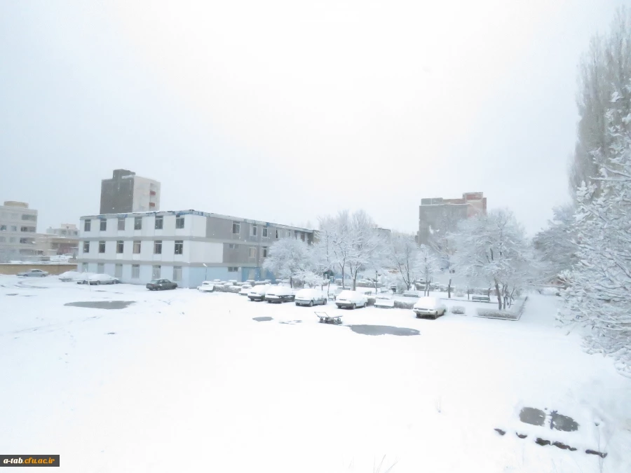 برف بهاری ، پردیس علامه طباطبایی اردبیل 7