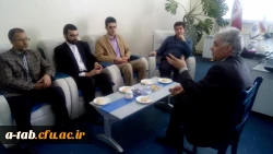 حضور مسوولان بسیج دانشجویی استان در دانشگاه فرهنگیان اردبیل و دیدار نوروزی با مدیّریت محترم امور پردیس های اردبیل 2