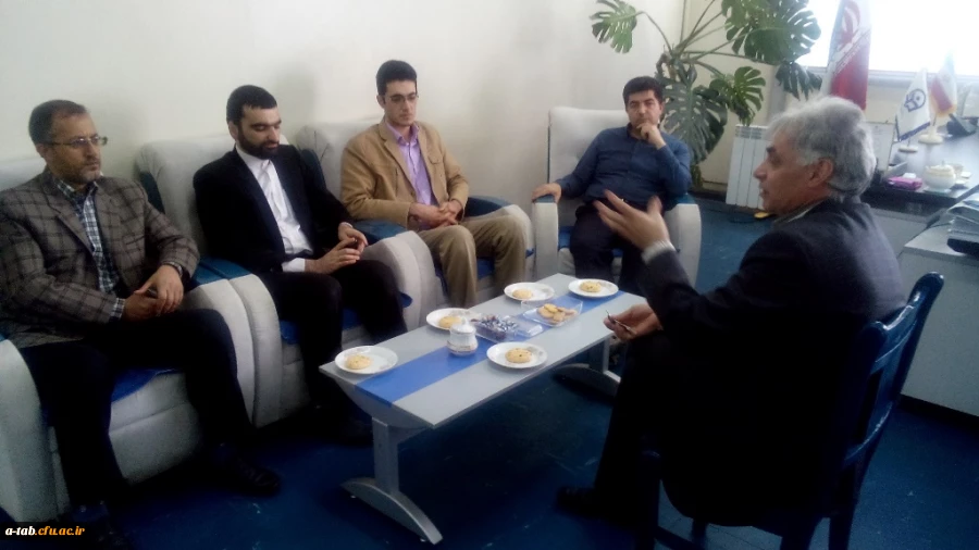 حضور مسوولان بسیج دانشجویی استان در دانشگاه فرهنگیان اردبیل و دیدار نوروزی با مدیّریت محترم امور پردیس های اردبیل 2